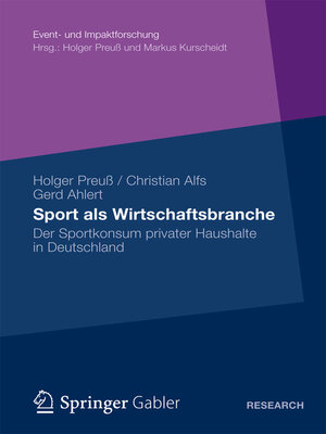 cover image of Sport als Wirtschaftsbranche